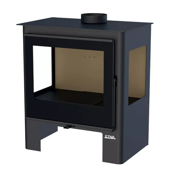 Poêle à bois 3 vitres Shiva - 10 Kw – Image 2