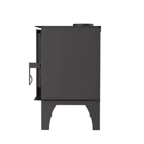 Poêle à bois avec four Carrio Inox - 9 Kw – Image 6