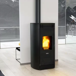 Poêle à granulés étanche (sortie dessus concentrique) - MEO - 6 Kw