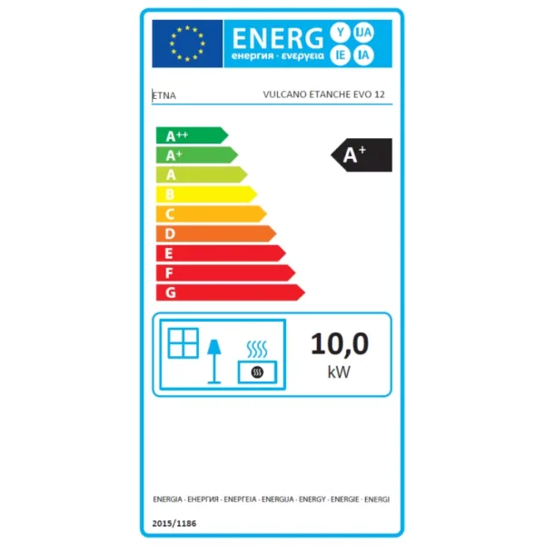 Poêle à granulés étanche Vulcano EVO - 12 Kw – Image 5
