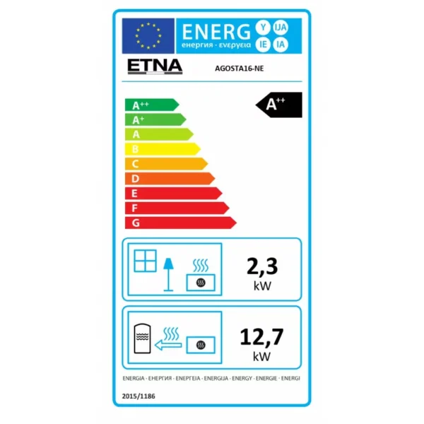 Poêle à granulés hydro extra plat Agosta - 16 Kw – Image 4